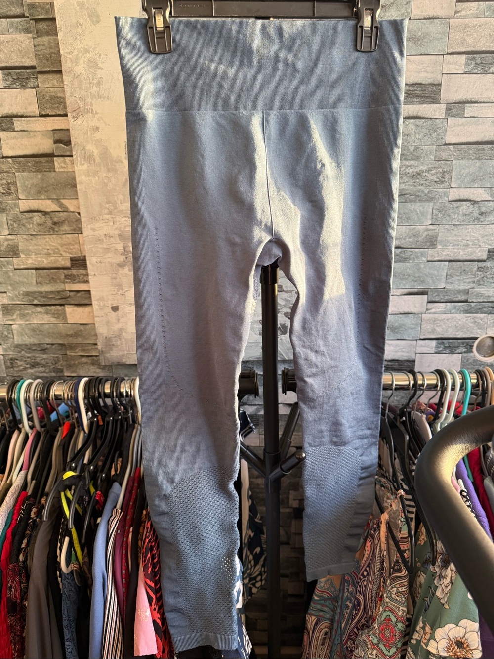 Women’s Blue/Teal Seamless Grip Leggings